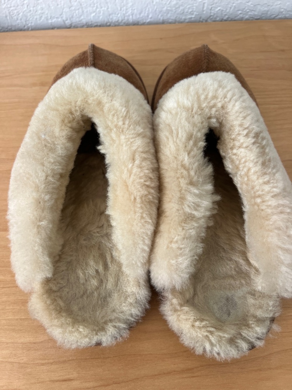 UGG Chestnut Suede Slippers 8 - Picture 2 of 6
